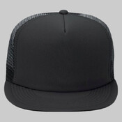 OTTO CAP® "OTTO SNAP" 5 Panel High Crown Mesh Back Trucker Snapback Hat