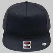 OTTO CAP® "OTTO SNAP" 5 Panel Pro Style Mesh Back Trucker Snapback Hat