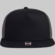 OTTO CAP® "OTTO SNAP" 5 Panel Pro Style Mesh Back Trucker Snapback Hat