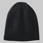 Rib Knit Slouch Beanie