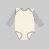Infant Long Sleeve Baby Rib Bodysuit