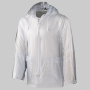 Men's Clear Hooded Rain Jacket