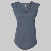 Women's Festival Sleeveless Deep V-Neck Tee