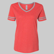 Women's Varsity Triblend V-Neck T-Shirt