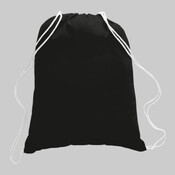 Large Economical Cotton Drawstring Bag