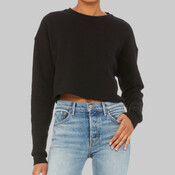 Women's Crop Fleece Crewneck Sweatshirt