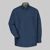Men's Cotton Contrast Dress Shirt