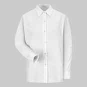 Women's Long Sleeve Specialized Pocketless Poplin Work Shirt
