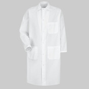 Unisex Butcher Coat with Exterior Chest Pocket