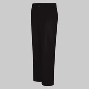 Women's Extended Sizes Plain Front Cotton Pants