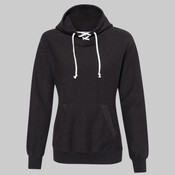 Women’s French Terry Sport Lace Scuba Hooded Sweatshirt