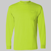 Unisex USA-Made 50/50 Long Sleeve Pocket T-Shirt