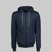Unisex Retro Heather Full-Zip Hooded Sweatshirt