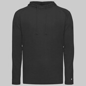 Men's Tri-Blend Surplice Hooded Long Sleeve T-Shirt