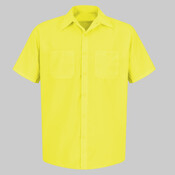 Men's Enhanced Visibility Short Sleeve Work Shirt