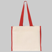 14L Tote with Contrast-Color Handles