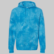 Unisex Midweight Tie-Dyed Hooded Sweatshirt