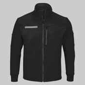Men's Tall Zip Front Fleece Jacket-Cotton /Spandex Blend