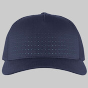 Perforated 5-Panel Trucker Snapback Cap