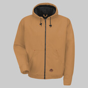 Men's Blended Duck Zip-Front Hooded Jacket