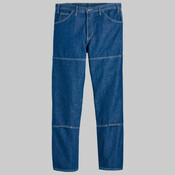 Men's Extended Sizes Industrial Double Knee Jeans