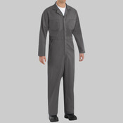 Men's Extended Sizes Twill Action Back Coverall