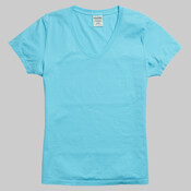 Women's Garment-Dyed V-Neck T-Shirt