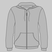 Unisex Sponge Fleece DTM Full-Zip Hoodie Sweatshirt
