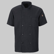 Mimix™ Short Sleeve Chef Coat with OilBlok