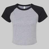 Women's Micro Rib Raglan Baby Tee