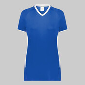 Ladies Cutter+ V-Neck Jersey