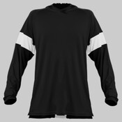 Unisex Contender Hooded Long Sleeve T-Shirt