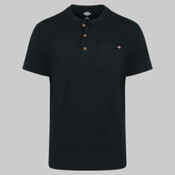 Men's Tall Heavyweight Traditional Short Sleeve Henley