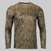 Men's Oxford Performance Camo Print Long Sleeve T-Shirt
