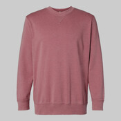 Unisex Vintage Wash Fleece Crewneck Sweatshirt
