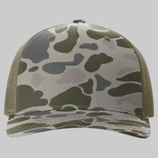 Printed Five-Panel Trucker Cap