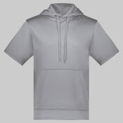 Unisex Fleece Short Sleeve Hooded Pullover