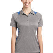 Ladies Heather Colorblock Contender Polo