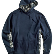 Men's Digital Camo Colorblock Performance Fleece Hooded Sweatshirt