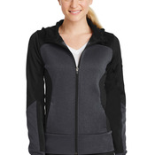 Women's Tech Fleece Colorblock Full Zip Hooded Jacket