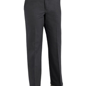 Women's Extended Sizes Plain Front Cotton Pants