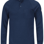 Men's Long Sleeve Henley Shirt- CoolTouch®2
