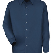 Men's Tall Specialized Pocketless Long Sleeve Work Shirt