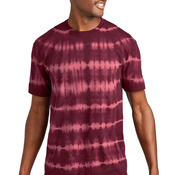 Allover Stripe Tie Dye Tee