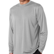 Grey Performance Interlock Long-Sleeve
