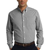 Long Sleeve Gingham Easy Care Shirt