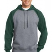 Raglan Colorblock Pullover Hooded Sweatshirt